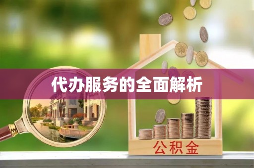 赣榆代办服务的全面解析