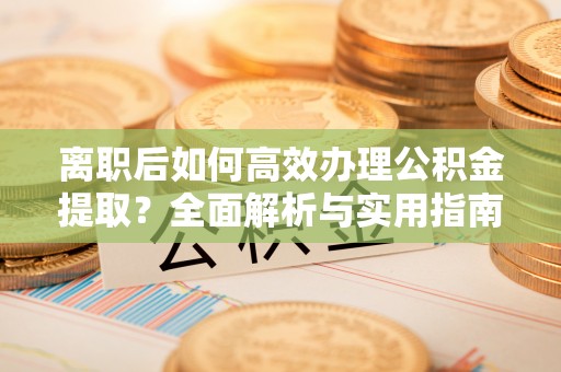 赣榆离职后如何高效办理公积金提取？全面解析与实用指南