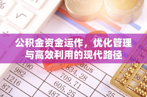 赣榆公积金资金运作，优化管理与高效利用的现代路径