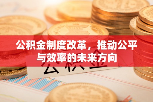 赣榆公积金制度改革，推动公平与效率的未来方向
