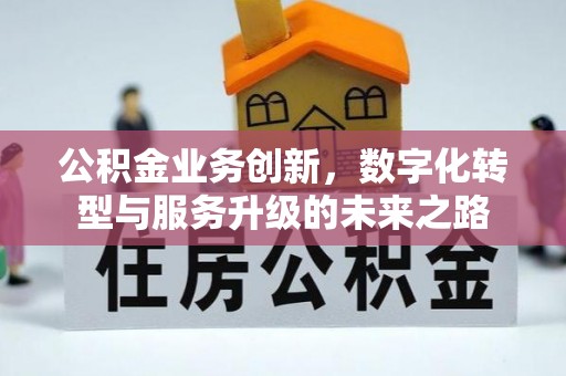 赣榆公积金业务创新，数字化转型与服务升级的未来之路