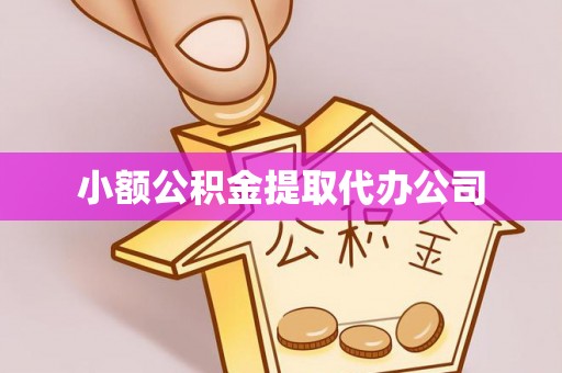 赣榆小额公积金提取代办公司