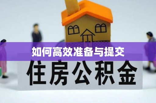 赣榆如何高效准备与提交