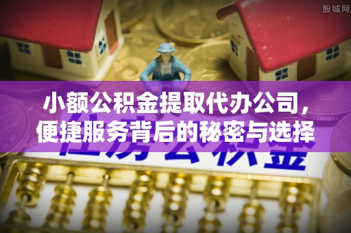 赣榆小额公积金提取代办公司，便捷服务背后的秘密与选择指南