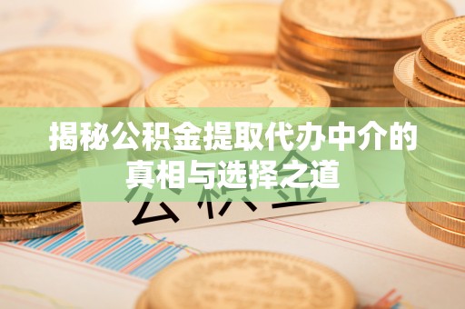 赣榆揭秘公积金提取代办中介的真相与选择之道