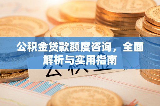 赣榆公积金贷款额度咨询，全面解析与实用指南