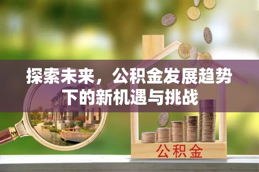 赣榆探索未来，公积金发展趋势下的新机遇与挑战