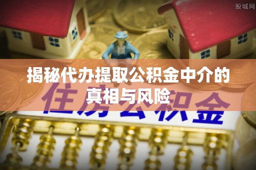 赣榆揭秘代办提取公积金中介的真相与风险