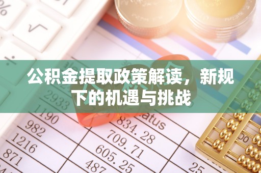 赣榆公积金提取政策解读，新规下的机遇与挑战