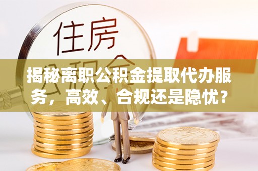 赣榆揭秘离职公积金提取代办服务，高效、合规还是隐忧？